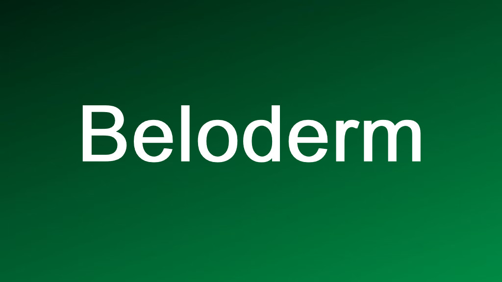 Beloderm příbalový leták