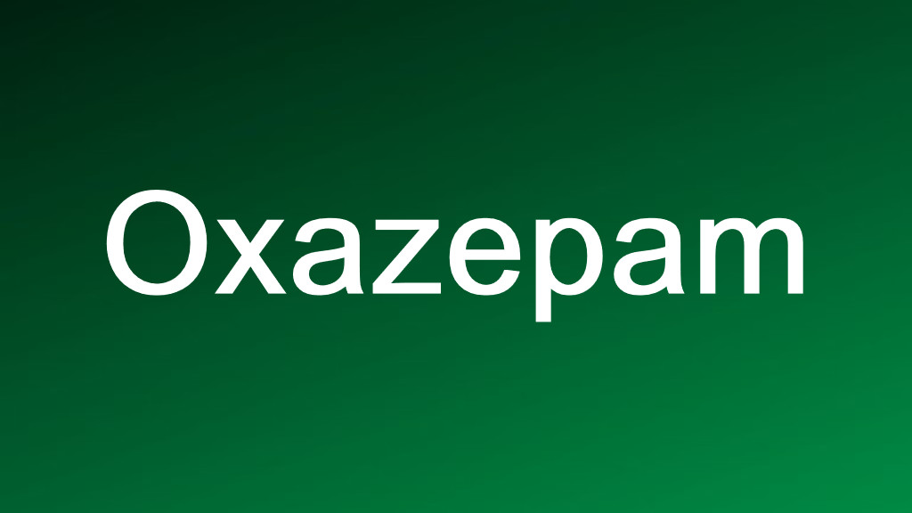 Oxazepam příbalový leták