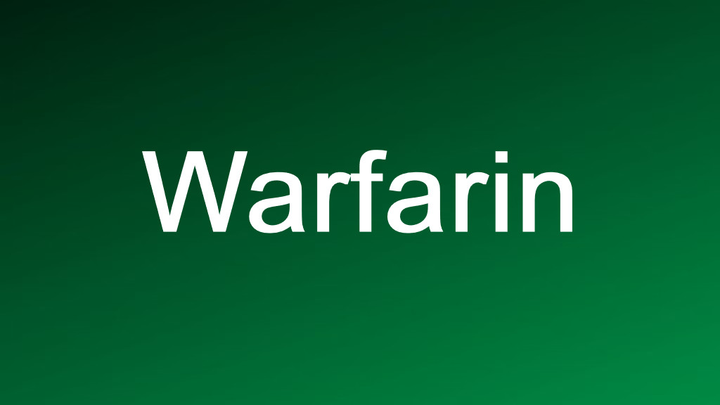 Warfarin příbalový leták